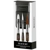 ESCODA ASTUCCIO IN TESSUTO PER PENNELLI TASCABILI - BLACK SET SERIE 1272