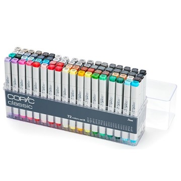 COPIC CLASSIC MARKER ASTUCCIO DI 72 PENNARELLI - SET B