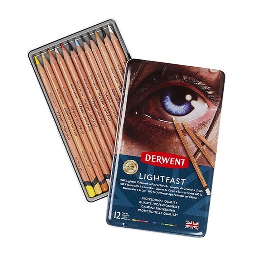 DERWENT LIGHTFAST SCATOLE DI METALLO