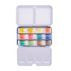 WHITE NIGHTS WATERCOLOUR METAL TRAVEL BOX SET OF 12 PANS