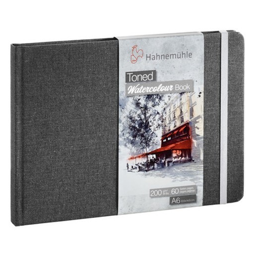 HAHNEMÜHLE TONED WATERCOLOUR BOOK - AQUARELL-SKIZZENBUCH