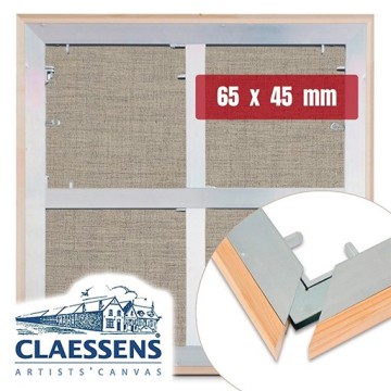 ARTEMIRANDA TELAIO INFINITY 65 X 45 MM LINO GRANA MEDIO-FINE CLAESSENS PER OLIO E ACRILICO RIF-66