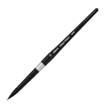 SILVER BLACK VELVET PINCEL REDONDO MANGO CORTO SERIE 3000S