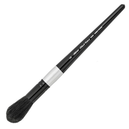 SILVER BRUSH BLACK VELVET PENNELLO TONDO JUMBO MANICO CORTO SERIE 3025S