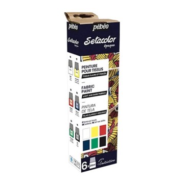 PÉBÉO SETACOLOR OPAQUE SET 6 COLORI OPACHI PER TESSUTI