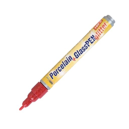 HOBBY LINE PEN GLITTER PORZELLAN- UND GLAS-MARKER