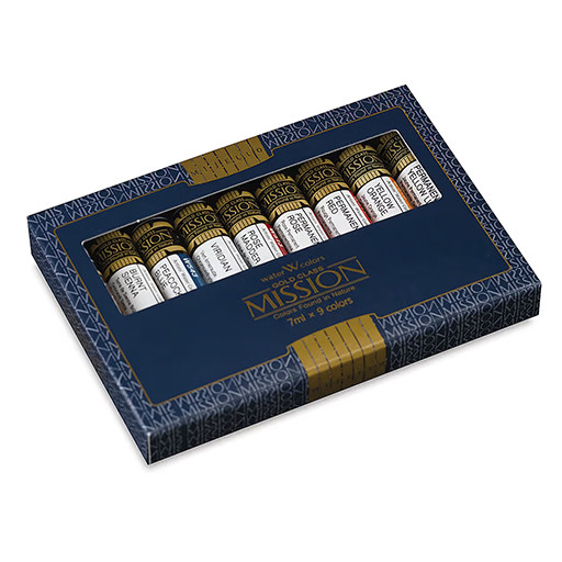 MIJELLO ARTIST MISSION GOLD CLASS SET ACUARELA 9 TUBOS DE 7 ML