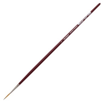 DA VINCI LINER KOLINSKY PENNELLO TONDO MARTORA ROSSA KOLINSKY PUNTA LUNGA SERIE 1210