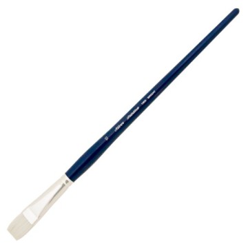 SILVER BRUSH BRISTLON BRIGHT PENNELLO PIATTO MANICO LUNGO SERIE 1902