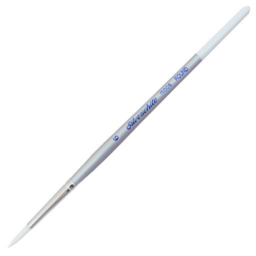 SILVER BRUSH SILVERWHITE RUNDPINSEL KURZER STIEL SERIE 1500S