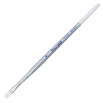 SILVER SILVERWHITE PINCEL PLANO MANGO CORTO SERIE 1502S