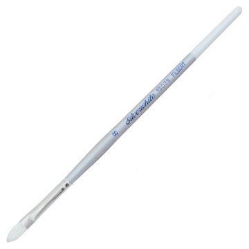 SILVER SILVERWHITE FILBERT PINCEL LENGUA DE GATO MANGO CORTO SERIE 1503S
