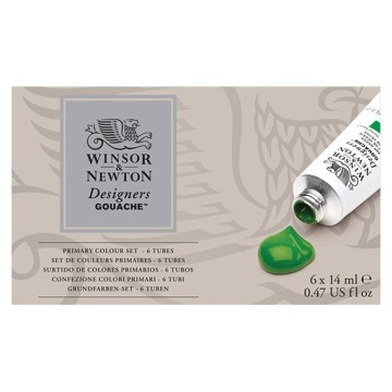 WINSOR & NEWTON DESIGNERS GOUACHE SET INTRODUTTIVO 6 TUBETTI 14 ML