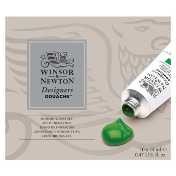 WINSOR & NEWTON DESIGNERS GOUACHE SET INTRODUTTIVO 10 TUBETTI 14 ML