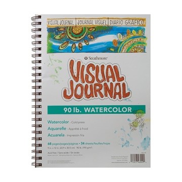 STRATHMORE VISUAL JOURNAL AQUARELLBLOCK 190 G