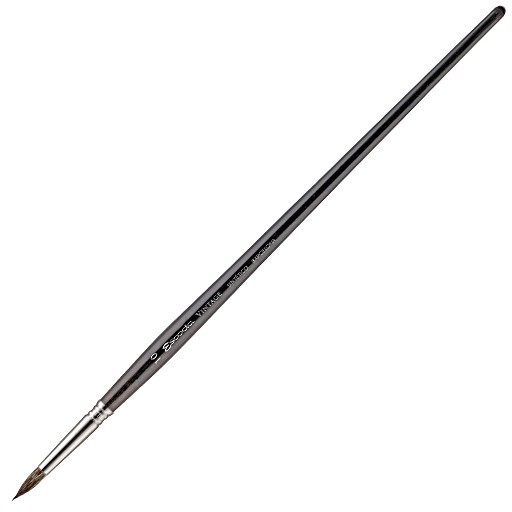 ESCODA VINTAGE PENNELLO TONDO FIBRA SINTETICA MANICO LUNGO SERIE 4020