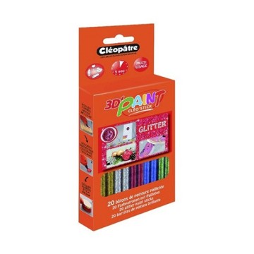 CLÉOPÂTRE CLÉO STICKS GLITTER SCATOLA BASTONCINI DI COLORI GLITTER