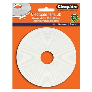 CLÉOPÂTRE CLÉOFOAM NASTRO BIADESIVO EFFETTI 3D PH NEUTRO
