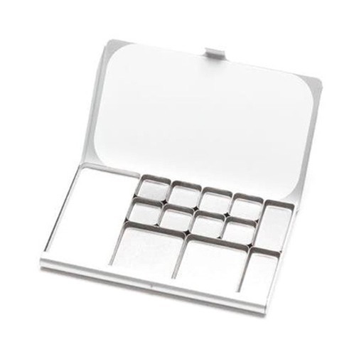 ART TOOLKIT PALETA DE BOLSILLO DE ALUMINIO CON 13 GODETS VARIADOS