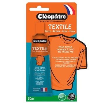 CLÉOPÂTRE TEXTILE COLLA GEL PER TESSUTI