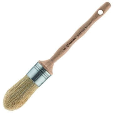 ESCODA RESTORE SPAZZOLA TONDA SETOLA CHUNGKING NATURALE SERIE 7501