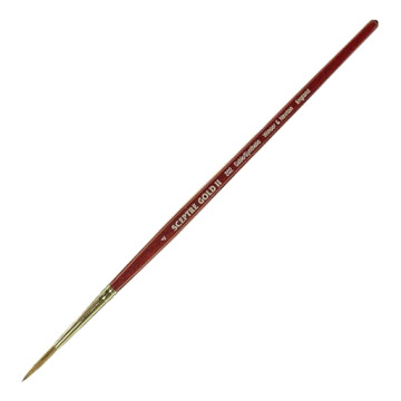 WINSOR & NEWTON SCEPTRE GOLD II DESIGNERS PENNELLO TONDO FIBRA SINTETICA MANICO CORTO SERIE 202