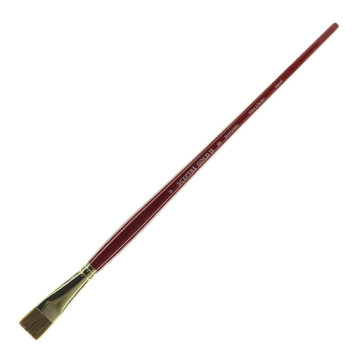 WINSOR & NEWTON SCEPTRE GOLD II PENNELLO PIATTO FIBRA SINTETICA MANICO LUNGO SERIE 505