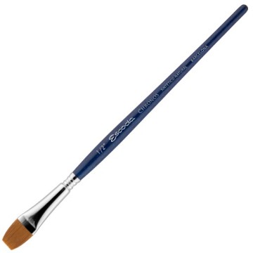 ESCODA CHRONOS PENNELLO PIATTO FIBRA SINTETICA TORAY-R MANICO CORTO SERIE 1352