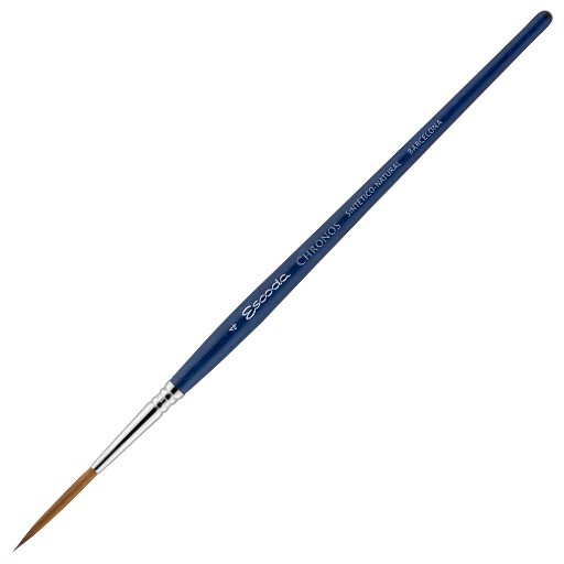 ESCODA CHRONOS PINCEL TORAY-R REDONDO FILETEAR MANGO CORTO SERIE 1354