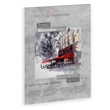 HAHNEMÜHLE TONED WATERCOLOUR PAPER - BLOC ACUARELA