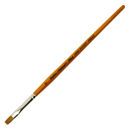 SILVER BRUSH GOLDEN NATURAL PINCEAU PLAT MANCHE COURT SÉRIE 2002S