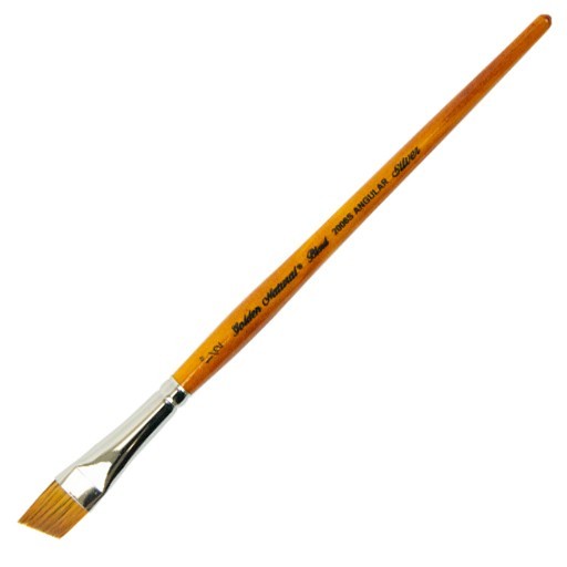 SILVER GOLDEN NATURAL PINCEL PLANO SESGADO MANGO CORTO SERIE 2006S