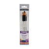 DALER ROWNEY GRADUATE SET 3 PINCEAUX SYNTHÉTIQUES POUR AQUARELLE MANCHE COURT