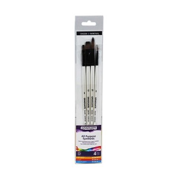 DALER ROWNEY GRADUATE SET 4 PENNELLI FIBRA SINTETICA MANICO LUNGO