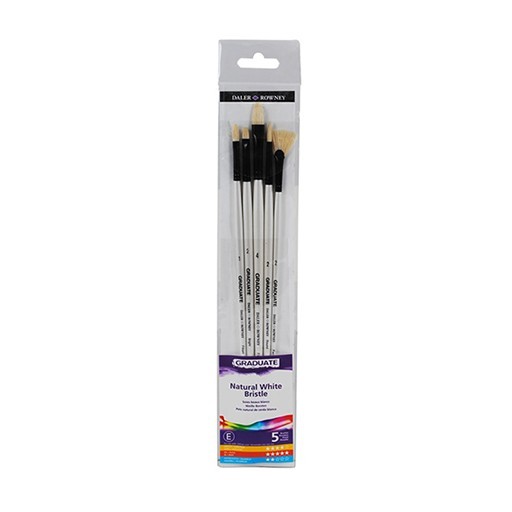 DALER ROWNEY GRADUATE SET 5 BORSTENPINSEL LANGER STIEL