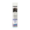 DALER ROWNEY GRADUATE SET OF 5 FLAT SHADER BRUSHES SYNTHETIC FIBRE SHORT HANDLE