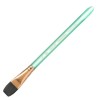 PRINCETON NEPTUNE AQUARELL SYNTHETIC FLAT BRUSH SHORT TRANSPARENT HANDLE