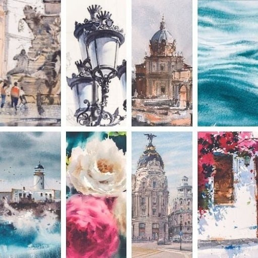BAOHONG ARTIST BLOC AQUARELLE 300 G 100 % COTON 20 FEUILLES - ÉDITION SPÉCIALE ARTISTES