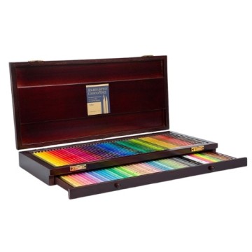 HOLBEIN ARTISTS' COLORED PENCIL SET 100 MATITE COLORATE IN SCATOLA DI LEGNO