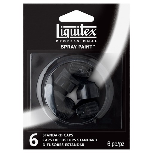 LIQUITEX PROFESSIONAL SET OF 6 STANDARD CAPS FOR SPRAY PAINT
