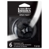LIQUITEX PROFESSIONAL PACK 6 CAPS DIFFUSEURS STANDARD POUR SPRAY