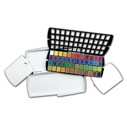 MIJELLO SCATOLE ARTIST MISSION GOLD CLASS TRIPLE PANS DI ACQUERELLI IN MEZZO GODET