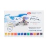 WHITE NIGHTS AQUARELLFARBE IM KUNSTSTOFFKASTEN URBAN LANDSCAPE LIMITIERTE AUFLAGE 12 NÄPFCHEN