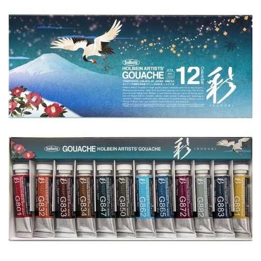 HOLBEIN IRODORI ARTISTS' GOUACHE COLORI TRADIZIONALI DEL GIAPPONE - INVERNO