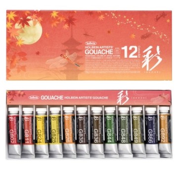 HOLBEIN IRODORI ARTISTS' GOUACHE COLORI TRADIZIONALI DEL GIAPPONE - AUTUNNO