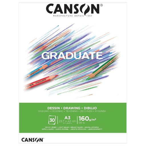 CANSON GRADUATE BLOC DESSIN 160 G