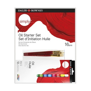 DALER ROWNEY SIMPLY SET STARTER COLORI AD OLIO