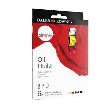 DALER ROWNEY SIMPLY COLORI AD OLIO SET COLORI DI BASE