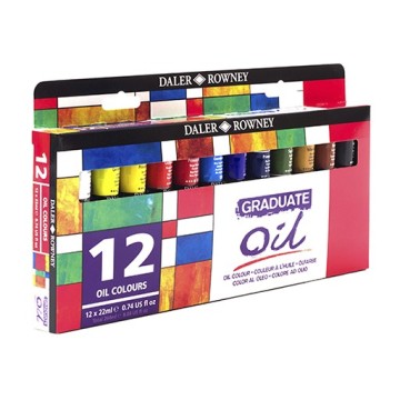DALER ROWNEY GRADUATE SET COLORI AD OLIO