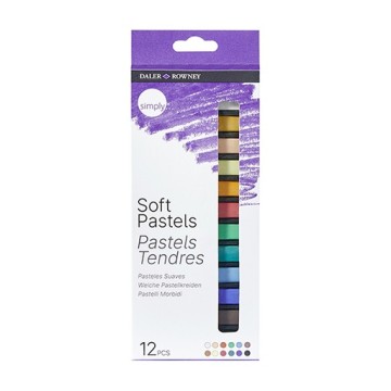 DALER ROWNEY SIMPLY SET SOFT PASTEL - 12 PASTELLI MORBIDI